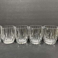 Mikasa Park Lane Crystal Executive Double Old Fashion Tumblers 4”