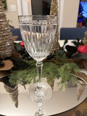 Stunning HANOVER CLEAR by Waterford Marquis Crystal Water Goblet 8 1/2″ tall New
