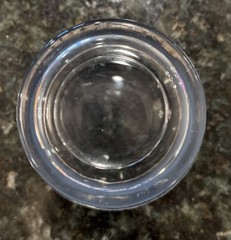 Vtg Set 8 JEANNETTE GLASS Corinthian Blue Greek Roman Whisky Tumbler Wedgewood