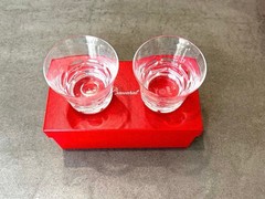 Baccarat Lucia 2017 Pair Tumbler Set with Box and Bag Unused