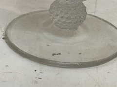 Antique EAPG Heisey Victorian Clear Pressed Glass Water Goblet