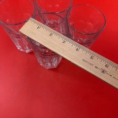 VTG Set of 4 Libbey DuraTuff Stackable Highball Glass 14oz Beverage Tall Drink