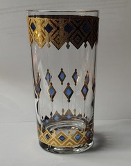 Vintage Culver Kings Rowe Highball Glasses with 22kt Gold Design – MCM Set Of 7