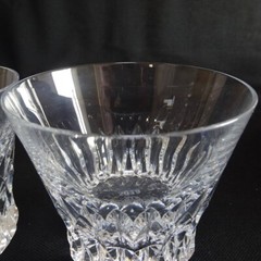 Baccarat Year Tumbler Vita 2019 Crystal Rock Glass Set of 2 Unused with Box Gift
