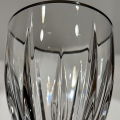 Lenox Clarity Platinum Silver Rim 8” Tall 4oz Wine Glasses