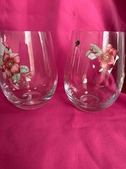 Lenox 896701 Butterfly Meadow Stemless Wine Glasses, Set of 4