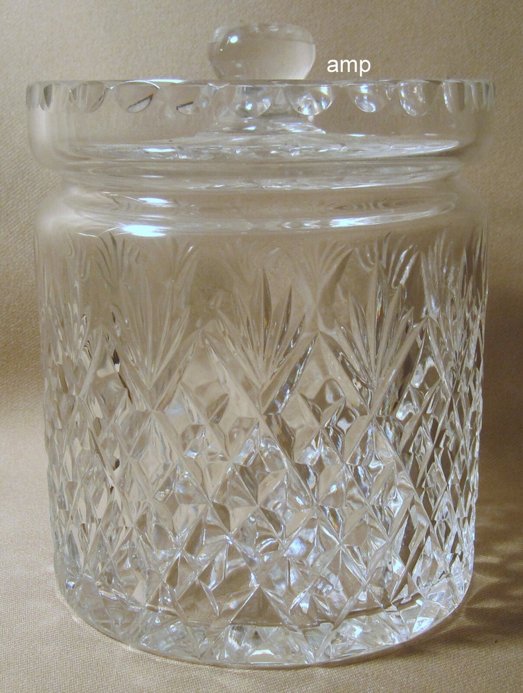 Royal Brierley Stirling Biscuit Barrel with Lid EXCELLENT
