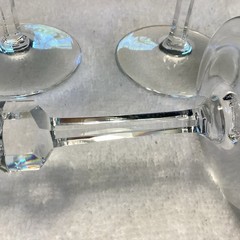 FRANZ WITTWER Saskia Crystal Wine (?) Glass Circa 1966 Germany 7”
