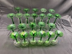 Lot of 23 Pieces (3 sizes) ~ Cristal D’Arrques Luminarc «EMERALD» France