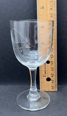 Sasaki Etched Crystal Glassware 1950s Wheat Pattern Choice of Style Replacement