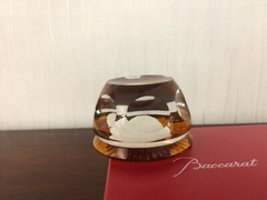 Sulfide Paperweight Louis XIV Model Baccarat Crystal