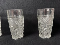 Vintage Anchor Hocking Wexford Glass Tumblers 5.5″ Tall 11 oz #4512 Box of 12