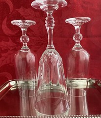 Vintage Champagne Flutes /Wine Glasses, 1 Kimberly & 2 Claudia’s. Beautiful !!
