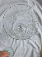 Vintage Heisey Water Goblets Wine Glasses 8.5 Inches Tall Set Of 4