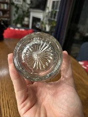 Libbey Hobstar Heavy Whiskey Glass Low Ball Tumbler 4″ Tall