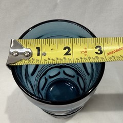 Vintage Indiana Glass Kings Crown Marine Blue (1) Tumbler 12 oz