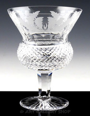Edinburgh Scotland Crystal THISTLE 4-3/4″ CLARET WINE /CHAMPAGNE GLASS