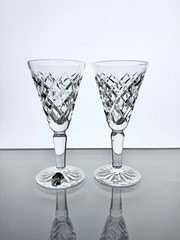 Waterford Tyrone (Cut) – Sherry Glasses 5 3/8”, Set of 2