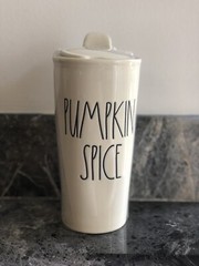 New Rae Dunn Pumkin Spice Tumbler By Magenta