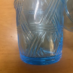 Lenox Butterfly Meadow Blue Glasses Cups 5” Tall Basket Weave Set Of 8