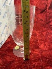 4 Princess House Heritage Stemmed Iced Tea/Water Glass Goblet New In Box #524