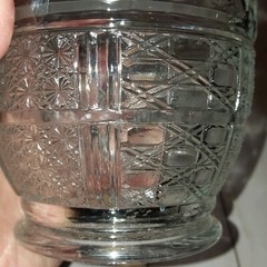 4″ crystal bowl dip fruit, nut serving bowl