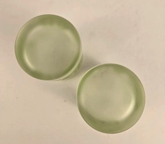 Blendo Frosted Drinking Bar Glassware Lime Slices 3.75 in. Set of 2