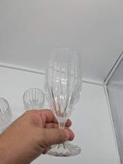 Mikasa Park Lane Crystal Iced Tea Glasses Set Of 4 – Cloudy Dishwasher Condition