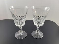 Set of 2 Cristal D’Arques Durand Wine Glass Tuilleries Villandry 5″