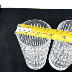 Ralph Lauren Crystal 6.25″ Highball Glasses Set of 2 Heavy