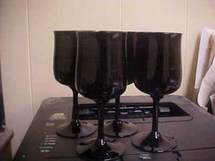 Lenox Crystal Midnight Mood 6 1/4″ Wine Goblets (Set Of 4)