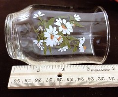 VINTAGE DAISY Juice Glass MCM