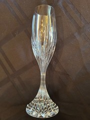 Baccarat Crystal France Massena Champagne Flute Glass Stamped Available 10