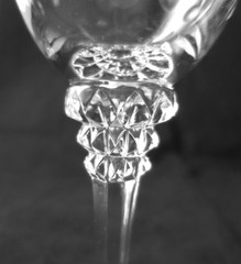 Vintage Tiffin Buckingham Sherry Wine Glasses Thumb Print 5 3/8″ Set of 3