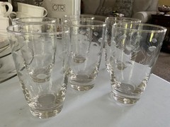 Libbey Retired Vienna (Fairfax) Water Glasses – Set Of 4 5.25” Tall