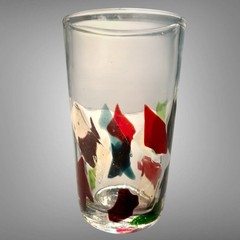 Murano Drinking Glasses Set Of 4 Colorful Hand Blown Glass Italian Glass