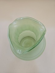 Vintage 1930s Frigidaire Uranium Glass Green Iced Tea Server Pitcher Vaseline