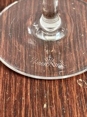 Rosenthal Crystal Romance II Stem 4 9/16 4 Oz Set Of 2 Signed Pristine Rare VTG
