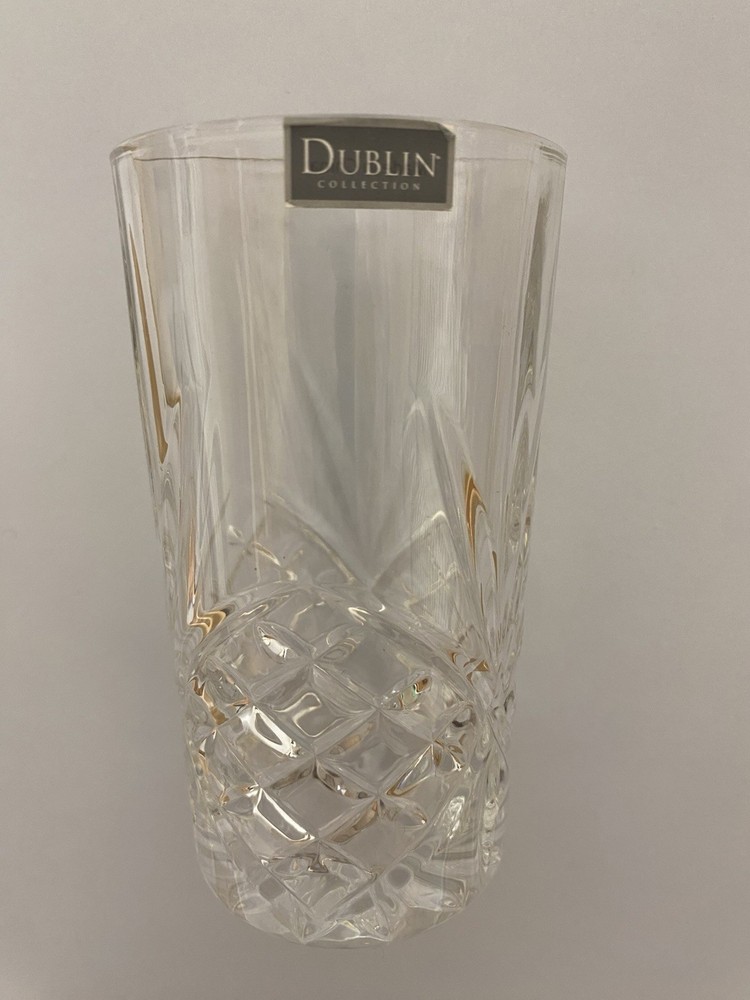 3 Vintage GodingerShannon Dublin CrystalDrinking HighballGlasses 12fl Oz