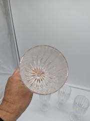 Mikasa Park Lane Crystal Iced Tea Glasses Set Of 4 – Cloudy Dishwasher Condition