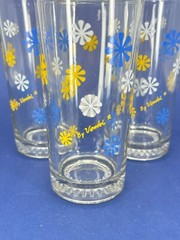 4 Vintage 5.5″ Vidosa Venezuela Water Glasses designed by Vondel Glasses Tumbler