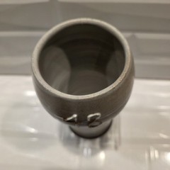 Studio Pottery Hand Thrown Stoneware Tumbler Pilsner 48