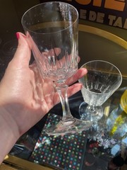 Cristal D’Arques Durand Versailles Water Goblets Set of 2 – 6 5/8 » , 8fl oz