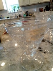 Westmoreland Thousand Eye Lot Of 2 Sherbets Elegant Depression Glass Vintage