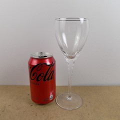 Lot of 5 Lenox Crystal Encore Platinum 7 7/8″ Wine Glasses Goblets
