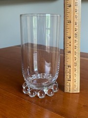 Imperial Glass Clear (Stem 400-19) Candlewick 10 oz Footed Tumbler – EUC