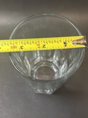 Vintage Libbey Crisa 40 Clear 8 panel Tumbler Glass REPLACEMENT 5 3/8” 13 Oz