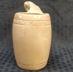 Vintage Art Deco Dorothy Kindell Nude Female Strip Tease Ceramic Art Pottery Mug