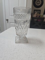 Imperial Glass Cape Cod Clear 6” Iced Tea Glasses with Wafer Stem