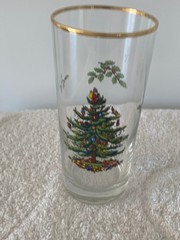 Spode Christmas Tree Double Old-Fashioned Glasses Set Of 4